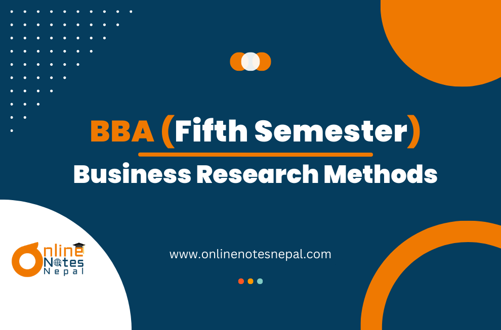 Business Research Methods - Fifth Semester (BBA) Photo